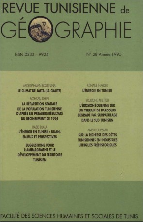 Revue Tunisienne de Géographie N°28