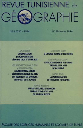 Revue Tunisienne de Géographie N°30