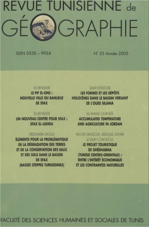 Revue Tunisienne de Géographie N°35