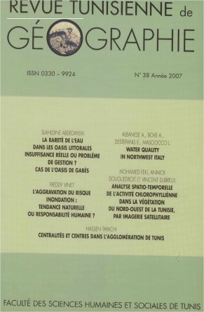 Revue Tunisienne de Géographie N°38