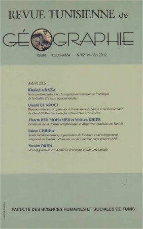 Revue Tunisienne de Géographie N°42