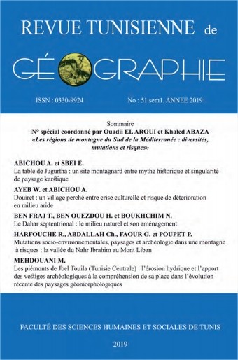 Revue Tunisienne de Géographie N° 51