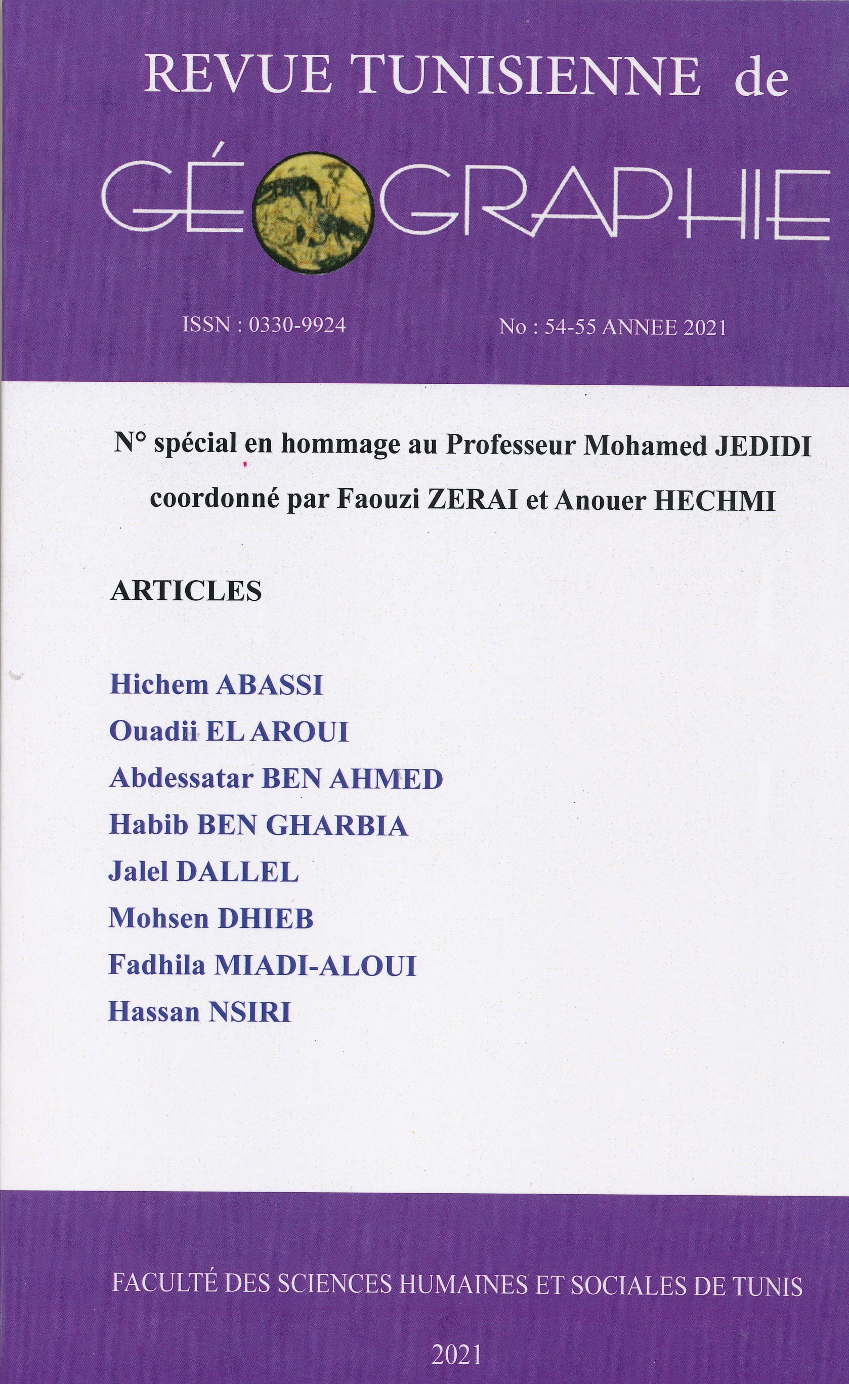 Revue Tunisienne de Géographie N° 54-55